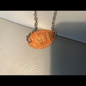 Disney’s Mickey pressed penny necklace